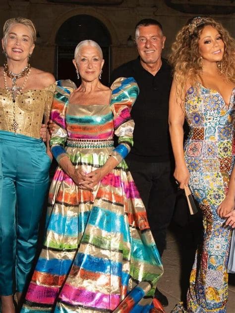 drew barrymore dolce gabbana|Helen Mirren and Drew Barrymore at Dolce Gabbana Siracusa.